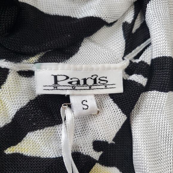 Paris Hues 3-Way Hand Painted Vest Womens Small Zebra Print Floral Lightweight - Picture 5 of 9